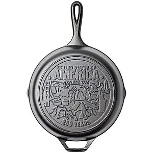 $23.95 | Lodge 10.25 Inch Cast Iron Skillet, 250th Anniversary Logo at Amazon