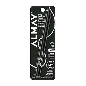 [SnS, AC] $1.31 | Almay All-Day Eyeliner Pencil, 205 Black, 0.01 oz at Amazon