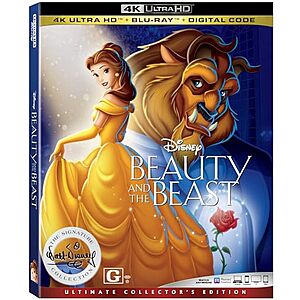 $19.99 | Beauty and the Beast: The Signature Collection (4K Ultra HD + Blu-ray + Digital HD) at Amazon