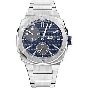 $1782.28 | Alpina Men's Automatic Alpiner, 41mm Silver-Tone Stainless Steel Case with a Navy Dial (Style: AL-650NDG4AE6B) at Amazon