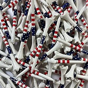 $10.99 | 100 Count Pride Golf Tee Performance Plastic Golf Tees at Amazon