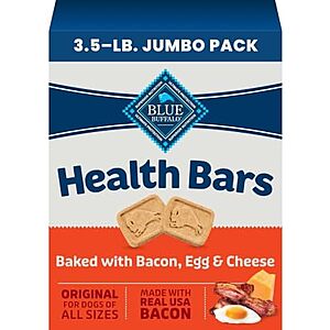 [SnS, AC] $8.40* | 3.5-lb Blue Buffalo Health Bars Natural Crunchy Dog Treats Biscuits at Amazon
