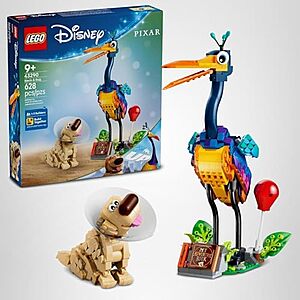 LEGO Disney and Pixar Kevin & Dug Building Toy - 'Up' Movie Set for Girls & Boys, Ages 9+ - Disney Gift for Kids & Fans - Kids Bedroom or Desk Decor - 43290