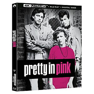 $12.31* | Pretty in Pink (4K Ultra HD + Blu-ray + Digital 4K) at Amazon