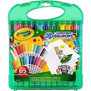 $10.99* | 65-Count Crayola Pip-Squeaks Washable Marker Set at Amazon