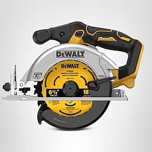 DEWALT 20V MAX* 6-1/2 in. Brushless Cordless Circular Saw, Tool Only (DCS565B)