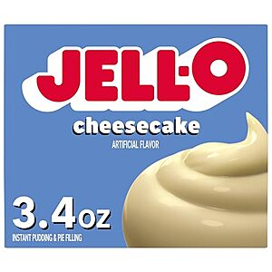 [SnS, AC] $1.04* | 3.4-Oz Jell-O Cheesecake Instant Pudding & Pie Filling Mix at Amazon