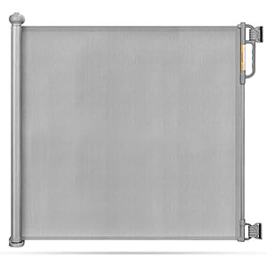 $29.39 | 55" x 33" Momcozy Retractable Baby Gate (Gray or Black) at Amazon