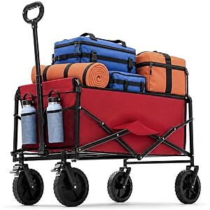 $37.97* | 102L DUMOS Collapsible Wagon Cart (330 lbs Capacity) at Amazon