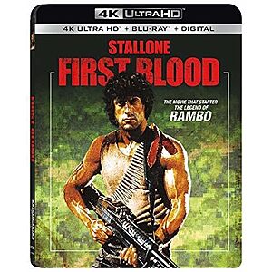 $11.49 | RAMBO: FIRST BLOOD 4K Ultra HD + Blu-ray + Digital at Amazon