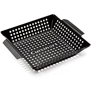 $8.73** | 11" Cuisinart Perforated Non-Stick Grill Basket at Amazon