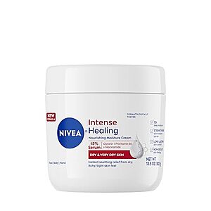 [SnS] $5.50* | 13.5-Oz NIVEA Intense Healing Nourishing Moisture Body Cream at Amazon