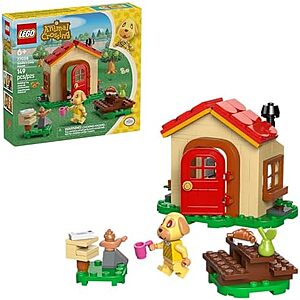 LEGO Animal Crossing Goldie’s Cozy House Building Toy - Pretend Play Set for Girls & Boys, Ages 6+ W/Dog Minifigure - Building Blocks Toy for Kids - Gift Idea for Birthdays & Video Game Fans - 77058