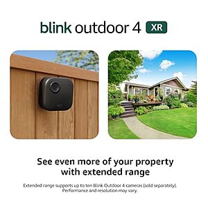 $146.99* | Blink Outdoor 4 XR 6-Camera 1080p Wireless Security System at Amazon
