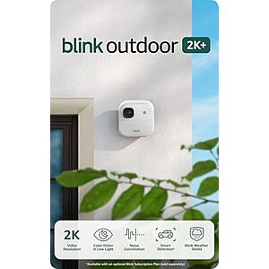 $156.99* | Blink Outdoor 2K+ (newest model) &mdash; 5 camera system at Amazon