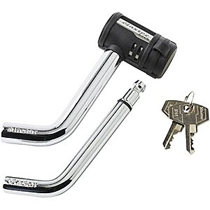 $5.25 | Master Lock Receiver Lock, 1/2 in. and 5/8 in. at Amazon