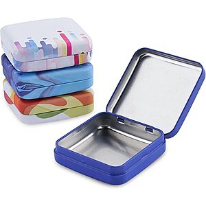 [NEW] $2.35 | ZEISS Lens Cleaning Accessory Tin Box Containers with Hinge Lids, Pack of 4 at Amazon