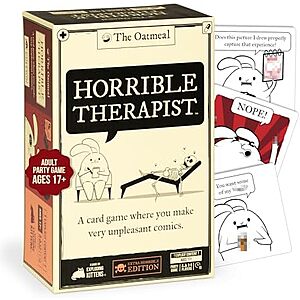 $12.48 | Horrible Therapist: Extra Horrible Edition by Exploding Kittens - A Card Game at Amazon