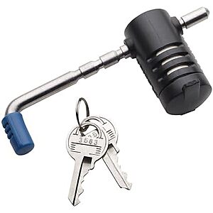 [NEW] $4.16 | Master Lock Trailer Lock, Stainless Steel Adjustable Coupler Latch Lock, 2847DAT at Amazon