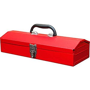 $13.39* | BIG RED Torin 16" Hip Roof Style Portable Steel Tool Box (Red) at Amazon