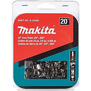 $18.30* | Makita E-02462 20" Saw Chain, 3/8", .050" at Amazon