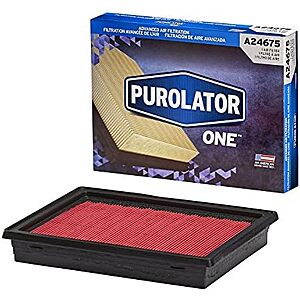 [AC] $5.33* | Purolator A24675 PurolatorONE Advanced Engine Air Filter & More at Amazon