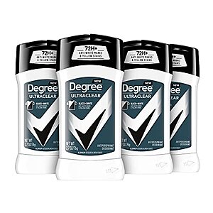 [SnS, AC] $8.77** | 4-Pack 2.7-Oz Degree Men UltraClear Antiperspirant Deodorant (Black + White) at Amazon ($2.19 each)