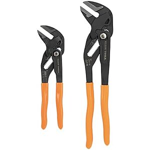 [NEW] $39.98 | 2-Piece Klein Tools Adjustable Pliers Wrench Set, 7-Inch and 10-Inch (D53102KIT) at Amazon