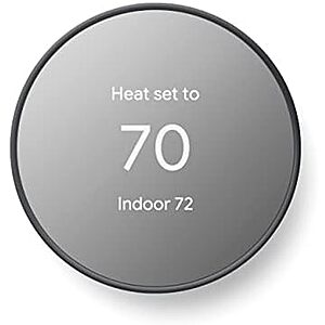 $79* | Google Nest Programmable Smart WiFi Thermostat (Charcoal) at Amazon