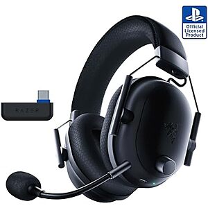 $76.18 | Razer BlackShark V2 Pro Wireless PlayStation Gaming Headset, Black at Amazon