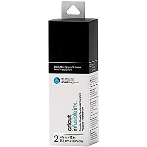 [NEW] $1.18 | Cricut Infusible Ink Transfer Sheets, Black (4.5" x 12") at Amazon