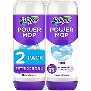 [SnS, AC] $5* | 2-Pk 25.3-Oz Swiffer Power Mop Refill Solution (Fresh Scent) at Amazon