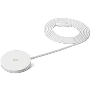 $8.77** | Amazon Basics 25W Qi2.2 Certified Wireless Charging Pad (White) at Amazon