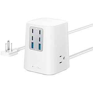 $33.99* | Anker 9-in-1 Charging Station w/ 100W Type-C + 3x AC (Black or White) at Amazon