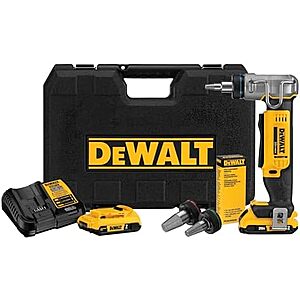 $383.80 | DEWALT 20V MAX* PEX Expander Tool Kit, 1-Inch (DCE400D2) at Amazon