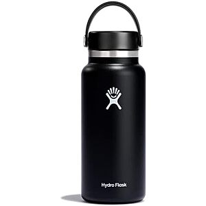 $19.92 | 32oz Hydro Flask Stainless Steel Wide Mouth Insulated Water Bottle at Amazon