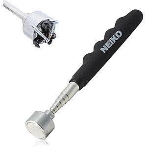 [NEW] $6.79 | NEIKO 53425A Magnetic Pickup Tool, 25 Lb Telescoping Tool, 30" Long Extendable Magnet Pick Up Tool at Amazon