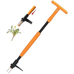 [AC] $14.99* | Stand-Up Weed Puller Tool w/ 3-Claw Steel Head at Amazon