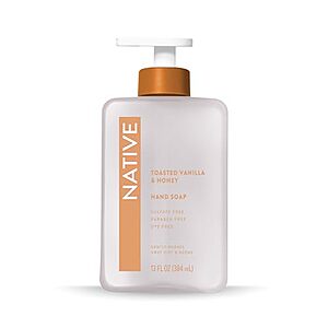 [NEW, SnS, AC] $6.97 | 3 &times; 13-Oz Native Liquid Hand Soap (Toasted Vanilla & Honey) ($2.32 each) at Amazon