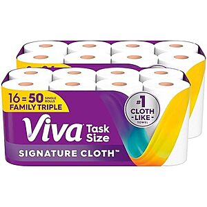 [SnS, AC] $25.69* | 16-Ct Viva Signature Cloth Triple Family Roll Paper Towels at Amazon