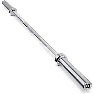 $58 | Amazon Basics 7ft Olympic Barbell Bar, 2" Diameter at Amazon