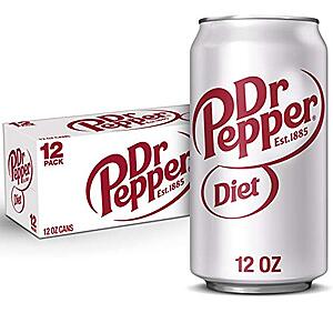 [SnS, AC] $9.14* | 2 &times; 12-Pk 12-fl oz Diet Dr Pepper Soda ($4.57 each) at Amazon