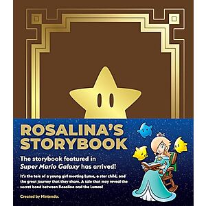 $13.97* | Rosalina's Storybook Hardcover (Super Mario Galaxy) at Amazon