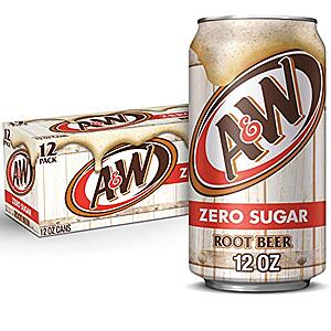 [SnS, AC] $14.70* | 3 &times; 12-Pk 12-Oz A&W Zero Sugar Root Beer Soda ($4.90 each) at Amazon (40.8￠ each)