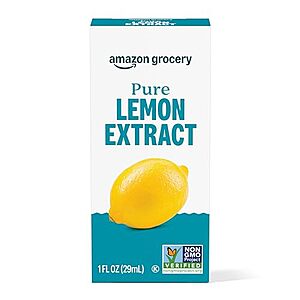 $1.46 | 1-Oz Amazon Grocery Pure Lemon Extract at Amazon