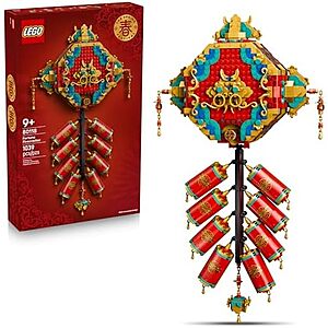 $55.99* | 1039-Piece LEGO Seasonal: Chinese Traditional Festival - Fortune Firecracker (80118, 2026) at Amazon