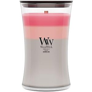 [NEW, SnS] $16.15 | 21.5-Oz WoodWick Large Hourglass Trilogy Candle with Crackling Wick (Shoreline) at Amazon