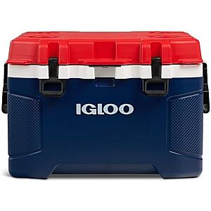 $79.99* | 50-Qt Igloo Trailmate Insulated Hard Shell Ice Chest Cooler (Americana) at Amazon