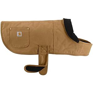 [NEW] $32.99 | Carhartt Firm Duck Insulated Dog Chore Coat Carhartt Brown/Brass L at Amazon