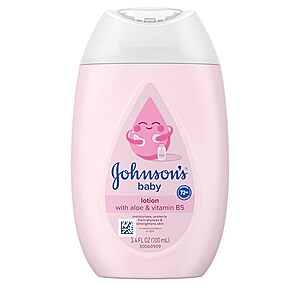 [SnS, AC] $1.24* | 3.4-Oz Johnson's Moisturizing Mild Pink Baby Lotion at Amazon